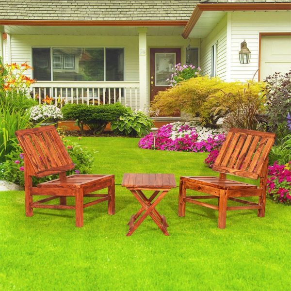 Sheesham Wood Chair For Garden – Kuber Furniture