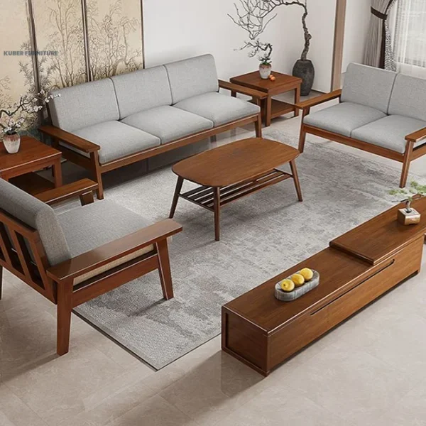 Classicist Mold-resistant Grey Standard Sofa
