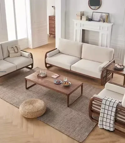 Sofa Set | Wooden Sofa Design | Contemporary Sheesham Wood