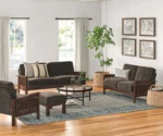 wooden sofa set